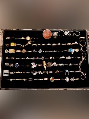 🔥 250 Piece Jewelry Reseller Lot – Rings, Statement, Trendy, Bulk Bundle 💍
